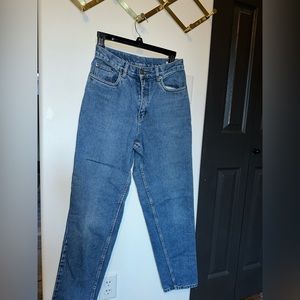 Members mark high rise mom jean